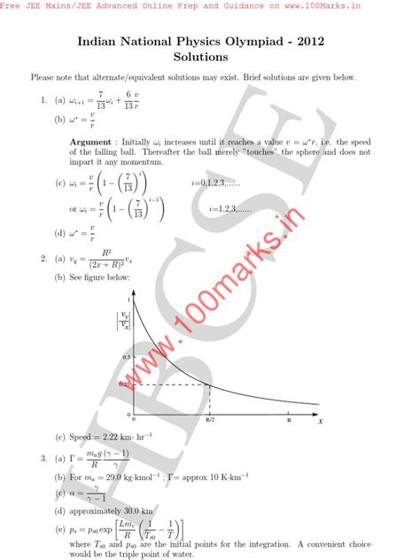inpho 2017|(Download) Indian National Physics Olympiad (INPHO) Question .